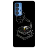 Husa compatibila cu Motorola Moto G71 5G model Star track, Silicon, TPU, Viceversa, Transparent, Carcasa