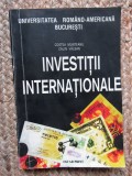 Investiții internaționale - Costea Munteanu, Călin V&acirc;lsan