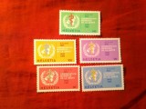 2 Serii Elvetia 1976 - Emblema WHO , 4+1 valori