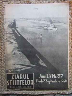 Ziarul Ştiinţelor şi al Călătoriilor nr.37/1940 foto