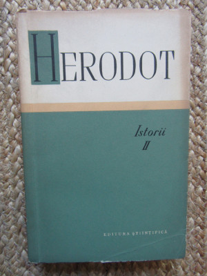 HERODOT - ISTORII- VOLUMUL 2 foto