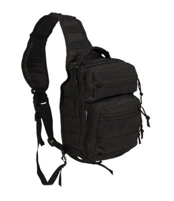 Rucsac One Strap 10 Litri Mil-Tec Negru foto