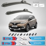 Cumpara ieftin Stergatoare Renault Captur I Facelift (2017&ndash;2019) &ndash; Set fata