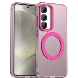 Husa MagSafe pentru Samsung Galaxy S25 S931 / S24 S921, Techsuit, CandyCase, Roz