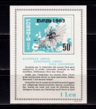 Cumpara ieftin Romania Exil 1963, colita nedantelata , MNH, Regi, Nestampilat