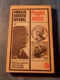 Pagini alese Virgiliu Horatiu Iuvenal