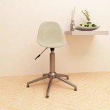 Cumpara ieftin Scaun de birou pivotant, crem, material textil