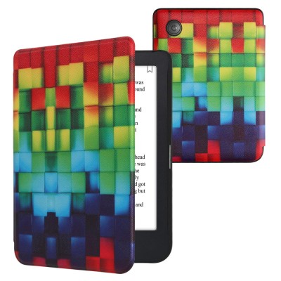 Husa Kwmobile pentru Kobo Clara 2E, Multicolor, Piele ecologica, KWM000017NU044C foto