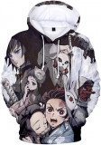 Pentru Cosplay Demon Slayer Anime Pulover Hoodie - Halloween Unisex Adult Manga, Oem