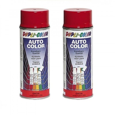 Pachet 2 x Vopsea spray auto Dacia crem 427 Dupli Color 350 ml foto