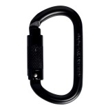Carabinieră SINGING ROCK Steel Oval Triple Lock black