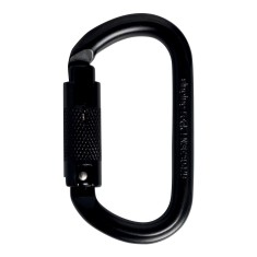 Carabinieră SINGING ROCK Steel Oval Triple Lock black