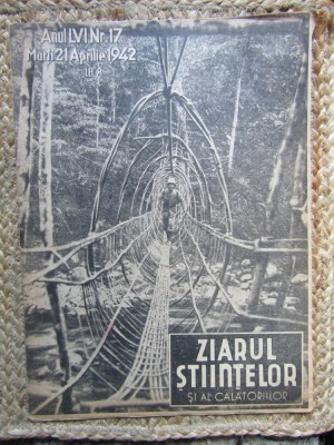 Ziarul Ştiinţelor şi al Călătoriilor nr.17/1942 foto