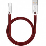 Cablu Date si Incarcare USB la MicroUSB McDodo Gorgeous CA-0432, 2.4A, 1 m, Rosu
