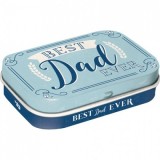 Cutie metalica cu bomboane - Best dad, Nostalgic Art Merchandising