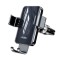 Suport Auto Telefon Kakusiga KSC-1496 Mechanical Gravity Lock prindere grila ventilatie, Negru