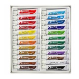 Vopsele acrilice artistice multicolore 24 tuburi