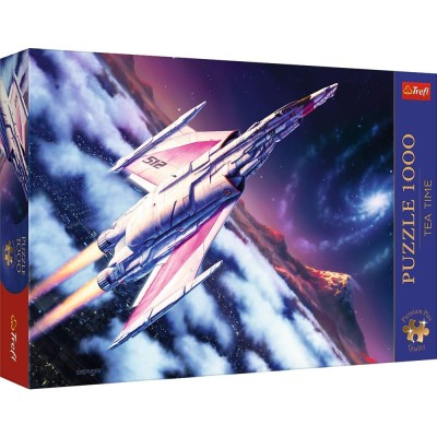 PUZZLE TREFL 1000 PREMIUM PLUS TEA TIME ZBOR IN SPATIU foto