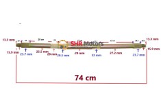 Ax spate ATV 107 / 110 / 125 cm3 (model 1)
