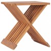 VidaXL Taburet de grădină pliabil, 40 x 32 x 45 cm, lemn masiv de tec 48992