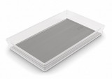Organizator Curver SISTEMO 9, transparent/gri, 24x39x5 cm, pentru sertar