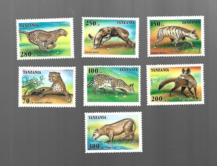tanzania animale mnh