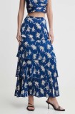 Abercrombie &amp; Fitch fusta culoarea albastru marin, maxi, evazati