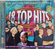Various &lrm;&ndash; 18 Top Hits Aus Den Charts 2/98 _ NM / NM cd muzica anii 1990 _ Club Top 13 , Germania, 1998