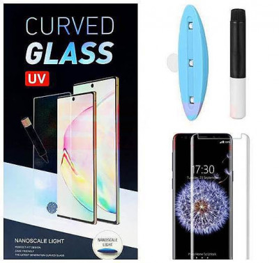 Folie protectie display sticla UV Gel Huawei P30 Pro foto