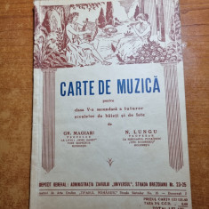 manual de muzica - pentru clasa a 5-a secundara - din anul 1935
