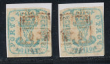 ROMANIA MOLDOVA timbru original Cap de Bour 40 parale stampila rara Botosani