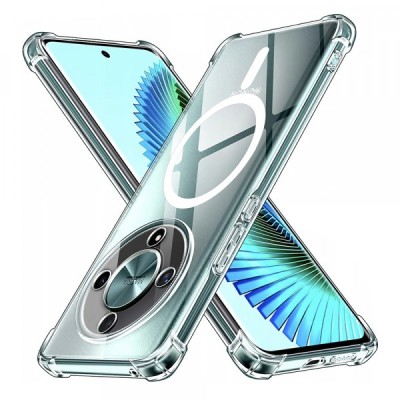 Husa MagSafe pentru Honor Magic6 Lite, Techsuit, Shockproof, Transparenta foto