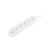 Prelungitor Ceramic IPEE, 6 Prize, 10m, 3x1, 16A, Alb