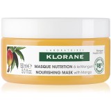 Klorane Mango Nourishing Mask Masca intens hrănitoare pentru păr 150 ml