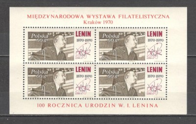 Polonia.1970 Expozitia filatelica CRACOVIA-Bl. MP.82 foto