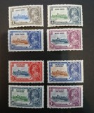 HONG KONG,INSULELE FALKLAND-colonii 1935 KGV-Jubileul de argint- MLH/*