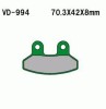 Set 2 placute frana SYM VD-994 (FA306) Cod Produs: MX_NEW PF 22 510 3260ML