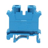 Clema de sir pe sina DIN UK10N 10mm&sup2; 76A 1000V albastra Longroad