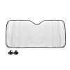 Parasolar Auto Parbriz Argintiu 145x70 cm Spuma EPE Amio Universal Reflectorizant cu Ventuze