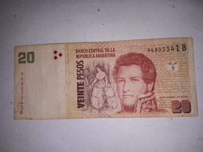 CY - 20 pesos 2003 Argentina foto