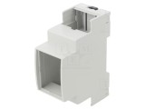 Carcasă şină DIN 89mm X 36mm Z 67mm ABS gri UL94V-0