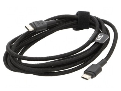 Cablu USB 2.0 USB-C 2m Negru 480Mbps foto