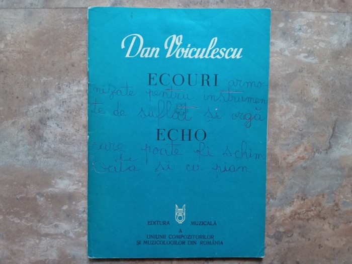ECOURI - ECHO Coruri pentru copii - vol. III - DAN VOICULESCU, 1992