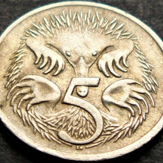 Moneda 5 CENTI - AUSTRALIA, anul 1966 *cod 104