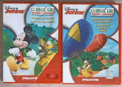 SET 2 DVD-URI CLUBUL LUI MICKEY MOUSE VOL.1-2 foto