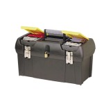Stanley 1-92-066, cutie de depozitare 19&quot; cu inchizatoare metalica, 2 organizatoare si tava