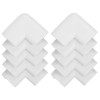 Set 10 protectii colturi pentru siguranta copii, 60x35mm, spuma EPE, gri Household NewTrend, Oem