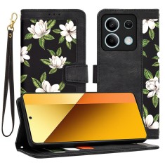 Husa flipcraft pentru xiaomi redmi note 13 5g - protectie 360, design floral, flowers of the dawn foto