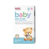 Gnc Milestones Baby Dha Drops With Vitamins D &amp; E, Picaturi Cu Dha + Vitamina D