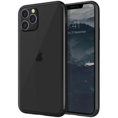 Husa TPU UNIQ Lifepro Xtreme Antisoc pentru Apple iPhone 11 Pro, Glitter, Neagra foto